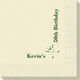 Corner Text with Golf Clubs Napkins Image 1 of 2